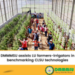 DMMMSU assists LU farmers-irrigators in benchmarking CLSU technologies