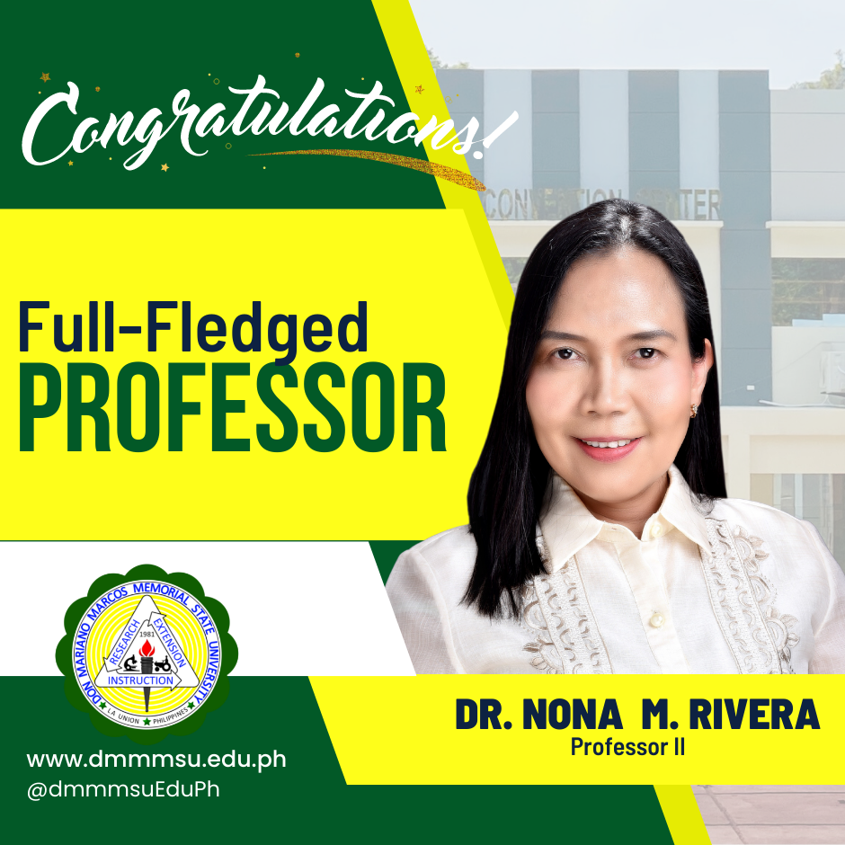 DMMMSU hails 9 new full-fledged professors | Don Mariano Marcos ...