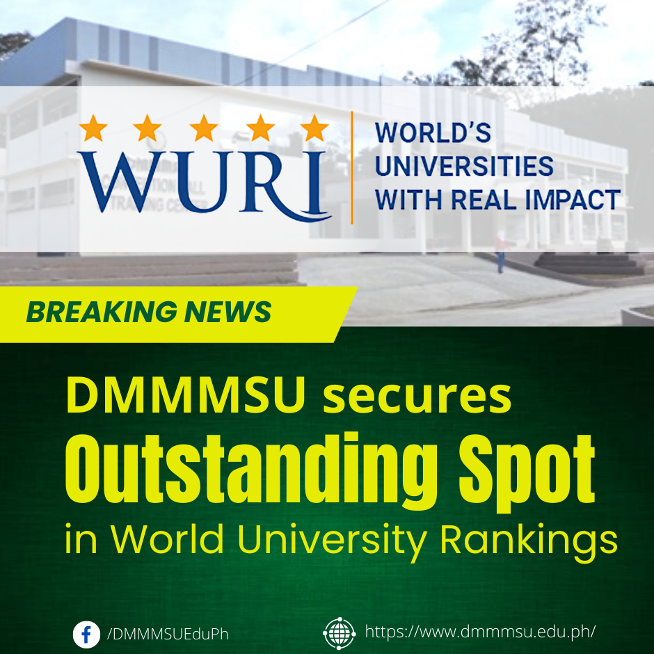 DMMMSU Secures Outstanding Spot In World University Rankings | Don ...