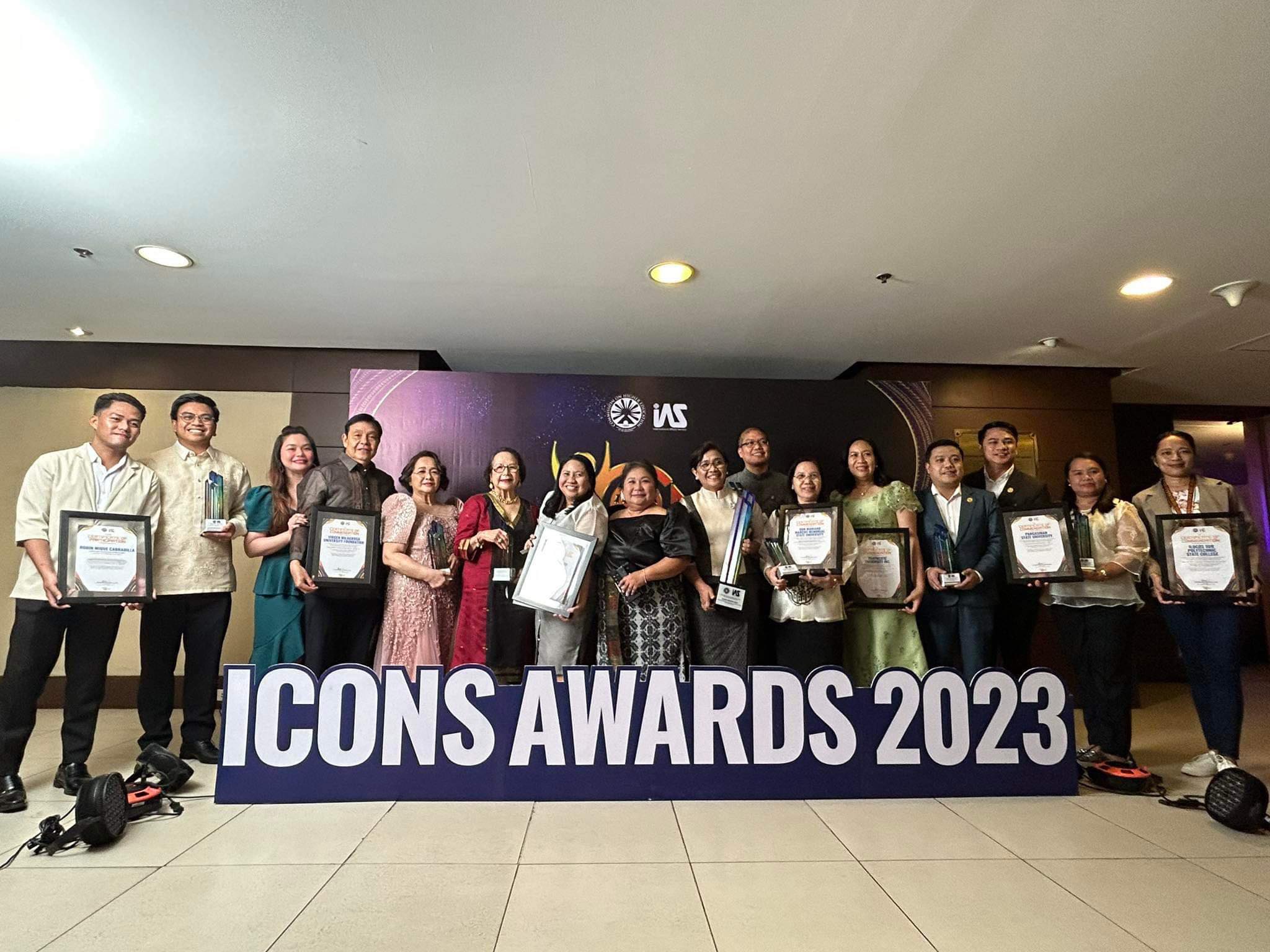 DMMMSU receives CHED ICONS Awards Don Mariano Marcos Memorial State