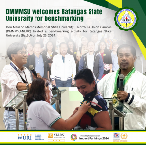 DMMMSU welcomes Batangas State University for benchmarking