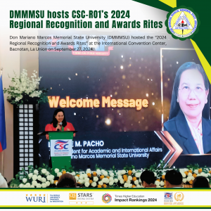 DMMMSU hosts CSC-RO1’s 2024 Regional Recognition and Awards Rites