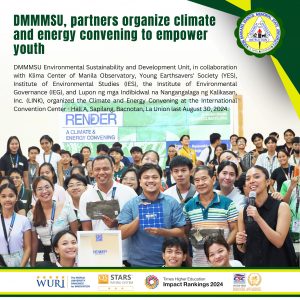 DMMMSU, partners organize climate and energy convening to empower youth