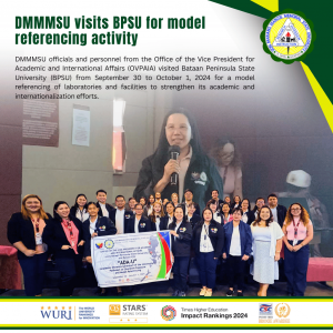 DMMMSU visits BPSU for model referencing activity