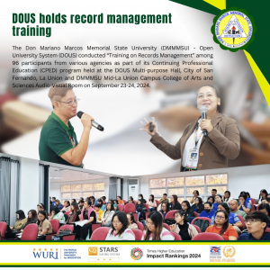 DOUS holds record management training