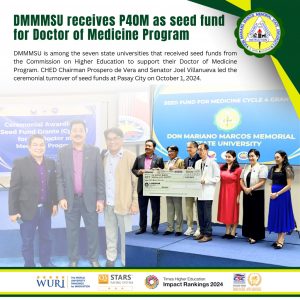 DMMMSU receives P40M as seed fund for Doctor of Medicine Program