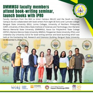 DMMMSU faculty members attend book-writing seminar, launch books with IPRO