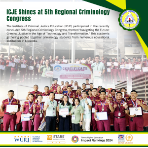 ICJE Shines at 5th Regional Criminology Congress