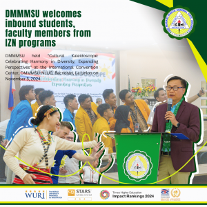 DMMMSU welcomes inbound students, faculty members from IZN programs