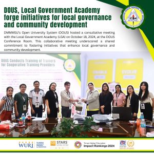 DOUS, Local Government Academy forge initiatives for local governance and community development