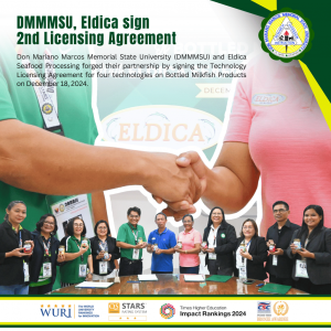 DMMMSU, Eldica sign 2nd Licensing Agreement