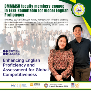 DMMMSU faculty members engage in ESBE Roundtable for Global English Proficiency