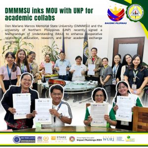 DMMMSU inks MOU with UNP for academic collabs