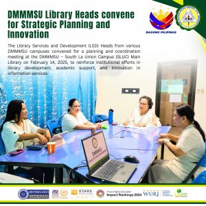 DMMMSU Library Heads convene for Strategic Planning and Innovation