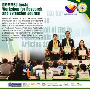 DMMMSU hosts Workshop for Research and Extension Journal