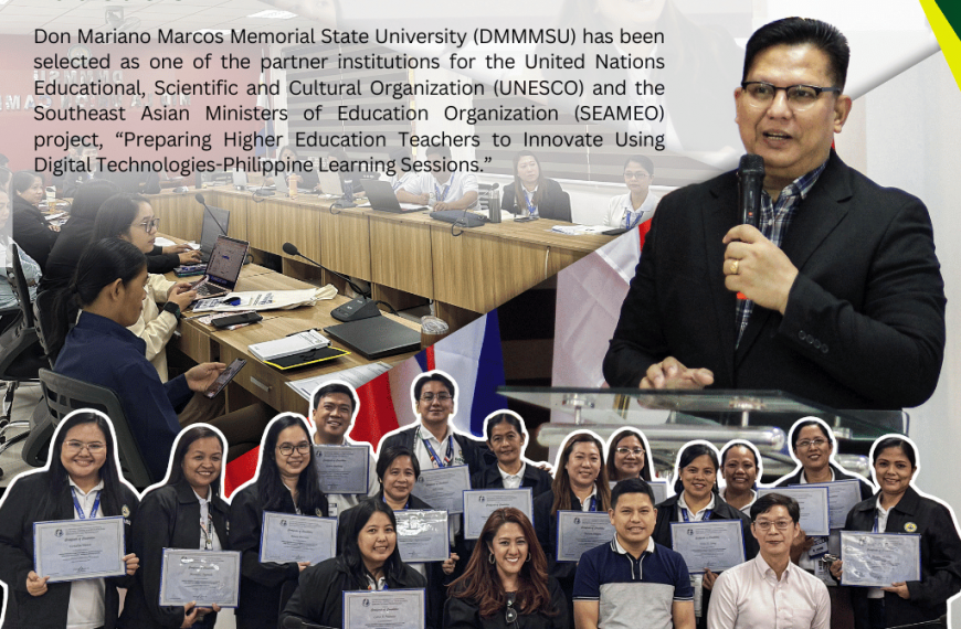 DMMMSU hosts UNESCO-INNOTECH Training on AI Integration in Higher Education