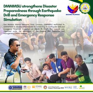 DMMMSU strengthens Disaster Preparedness through Earthquake Drill and Emergency Response Simulation